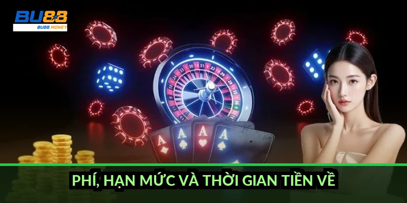 Nạp tiền BU88: chọn cổng, làm theo bước và biết trước phí lẫn thời gian 3 Phí, hạn mức và thời gian tiền về